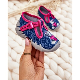 BEFADO S.A. Zapatos Pantuflas Befado Oso 110P469 Marino-Rosa azul marino rosado 7