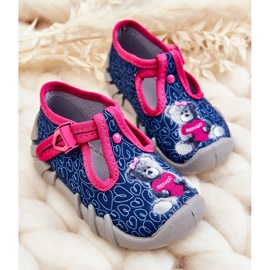 BEFADO S.A. Zapatos Pantuflas Befado Oso 110P469 Marino-Rosa azul marino rosado 6