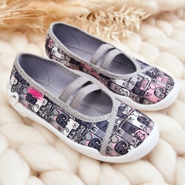 BEFADO S.A. Zapatillas Bailarina Befado Kotki 116X315 Gris-Rosa rosado 4