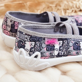 BEFADO S.A. Zapatillas Bailarina Befado Kotki 116X315 Gris-Rosa rosado 7