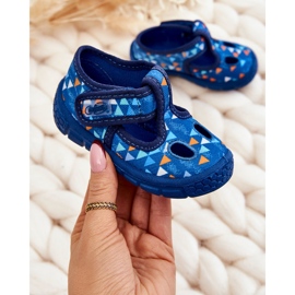 BEFADO S.A. Zapatos Pantuflas Befado Triángulos 533P023 Azul 7