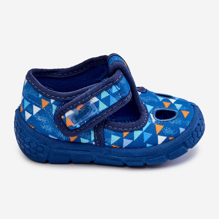 BEFADO S.A. Zapatos Pantuflas Befado Triángulos 533P023 Azul 2