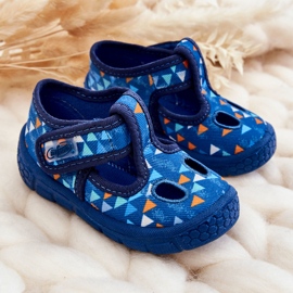 BEFADO S.A. Zapatos Pantuflas Befado Triángulos 533P023 Azul 3