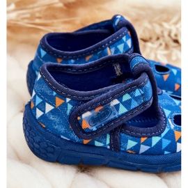 BEFADO S.A. Zapatos Pantuflas Befado Triángulos 533P023 Azul 6
