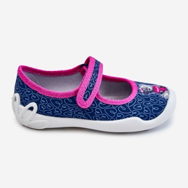 BEFADO S.A. Pantuflas Infantiles Bailarina Befado Oso 114X505 Azul Marino rosado 2
