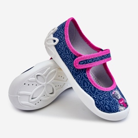 BEFADO S.A. Pantuflas Infantiles Bailarina Befado Oso 114X505 Azul Marino rosado 3