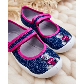 BEFADO S.A. Pantuflas Infantiles Bailarina Befado Oso 114X505 Azul Marino rosado 7