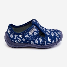 BEFADO S.A. Pantuflas Infantiles Befado Tiburones 010X032 Azul Marino 3