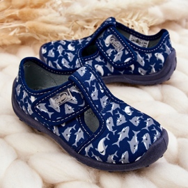 BEFADO S.A. Pantuflas Infantiles Befado Tiburones 010X032 Azul Marino 6