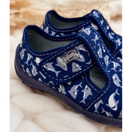 BEFADO S.A. Pantuflas Infantiles Befado Tiburones 010X032 Azul Marino 7