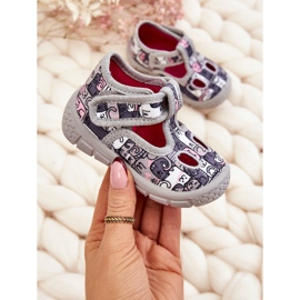 BEFADO S.A. Zapatos Infantiles Zapatillas Befado Kotki 630P001 Gris 6