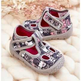 BEFADO S.A. Zapatos Infantiles Zapatillas Befado Kotki 630P001 Gris 5