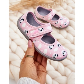 BEFADO S.A. Pantuflas Infantiles Bailarinas Con Velcro Befado Pandy 955X021 Rosa Claro rosado 6