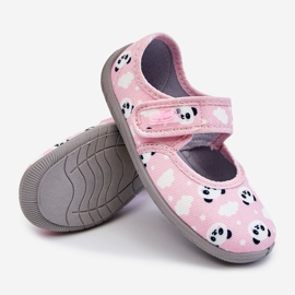 BEFADO S.A. Pantuflas Infantiles Bailarinas Con Velcro Befado Pandy 955X021 Rosa Claro rosado 7
