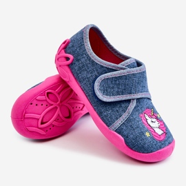BEFADO S.A. Pantuflas Infantiles Befado Unicornio 122X016 Azul-Rosa rosado 5