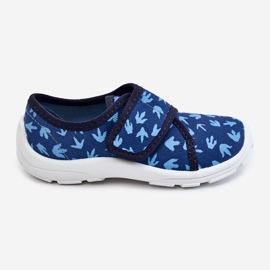 BEFADO S.A. Pantuflas Infantiles Befado Huellas de un Dinosaurio 974X476 Azul Marino 7