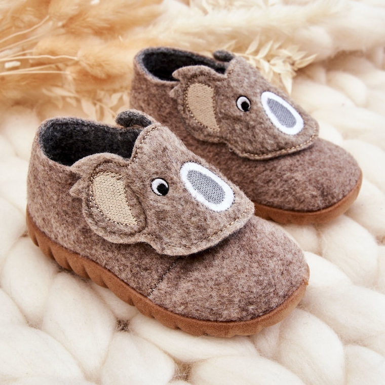BEFADO S.A. Pantuflas Infantiles Befado Koala 620P002 Beige marrón 2