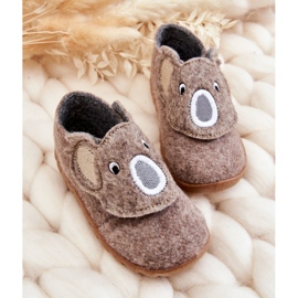 BEFADO S.A. Pantuflas Infantiles Befado Koala 620P002 Beige marrón 3
