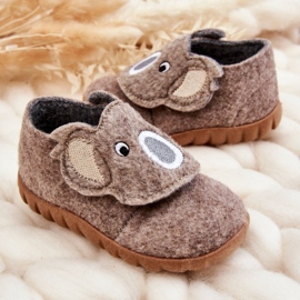 BEFADO S.A. Pantuflas Infantiles Befado Koala 620P002 Beige marrón 4