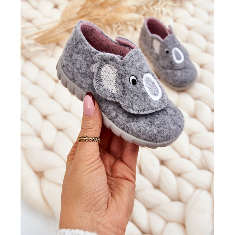 BEFADO S.A. Pantuflas Infantiles Befado Koala 620P001 Gris 1