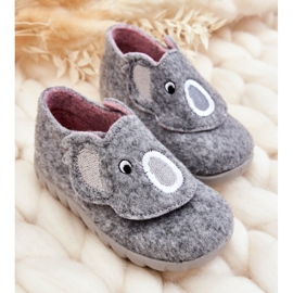BEFADO S.A. Pantuflas Infantiles Befado Koala 620P001 Gris 4