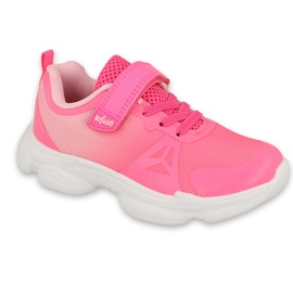 Zapatos de befado de colores para jóvenes 516Q119 rosado 4
