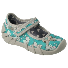 Zapatillas para niños de Befado Speedy Green 109p238 verde 7
