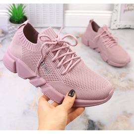 Deportivas cómodas mujer rosa empolvado Big Star JJ274266 1