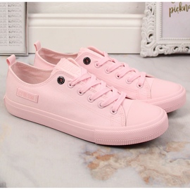 Deportivas mujer rosa empolvado Big Star LL274022 rosado 3