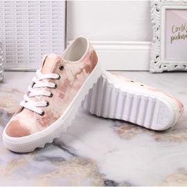 Sneakers mujer beige ombre Big Star LL274044 5
