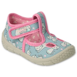 Calzado infantil befado 533P014 azul rosado 4