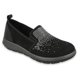 Zapatos de mujer befado 156D004 negro gris 7