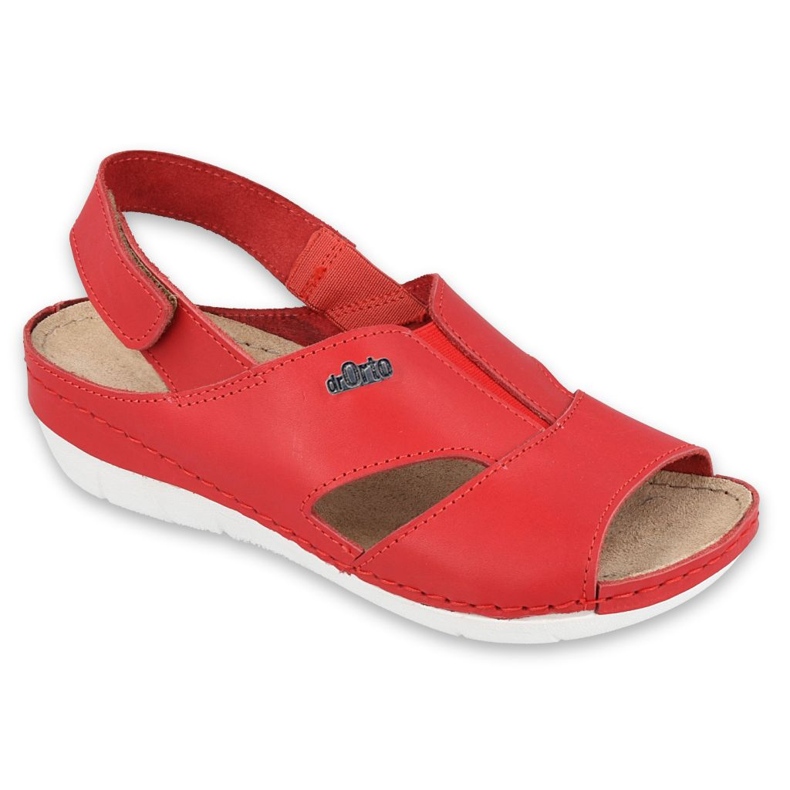 Sandalias befado zapatos de mujer 158D013 rojo 1