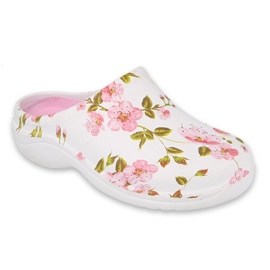 Zapatos mujer befado flor 1 blanco / rosa 154D101 1