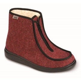 Zapatos mujer befado pu 996D005 burdeos rojo 2