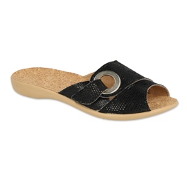 Zapatos de mujer befado pu 265D020 negro 4