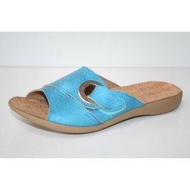 BEFADO S.A. Zapatos de mujer befado pu 265D007 azul 3