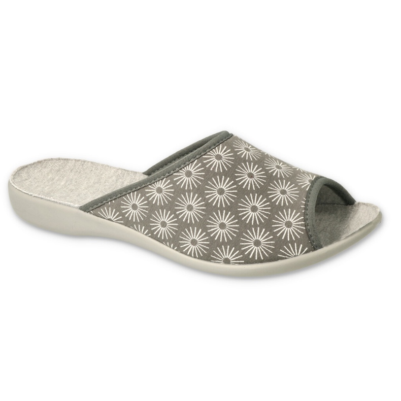 Zapatillas de mujer Befado PU 254D140 Gray en estrellas gris 2