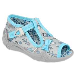 Zapatillas para niños de Befado para el cierre 213p127 azul 4