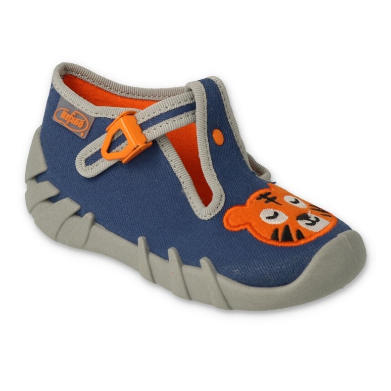 BEFADO S.A. Zapatos befado niño 110P462 azul naranja gris 1