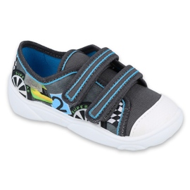 Calzado infantil befado 907P113 blanco negro azul gris 2
