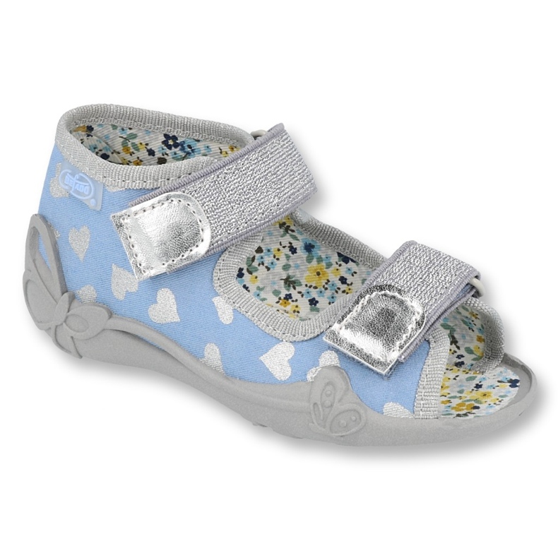 Calzado infantil befado 242P101 azul gris 1
