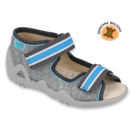 Calzado infantil befado amarillo 350P026 azul gris 1