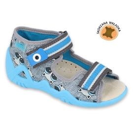 Calzado infantil befado amarillo 350P022 azul gris 4