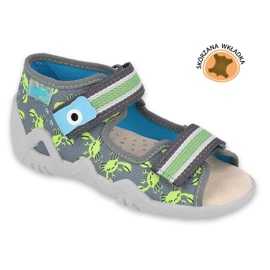 Calzado infantil befado amarillo 350P023 gris verde 4