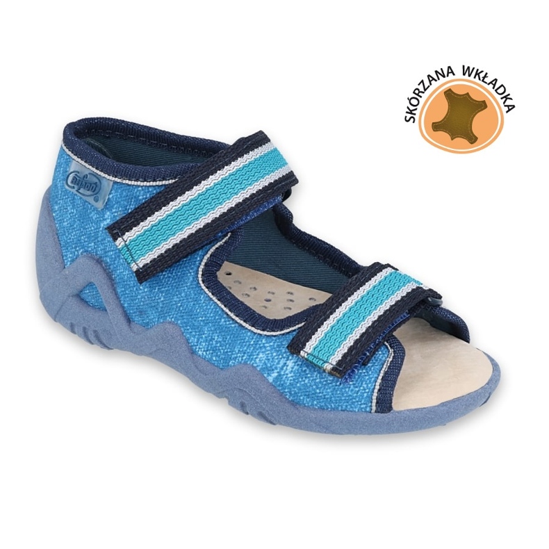 Zapatos befado amarillo niño 350P025 azul marino azul 1