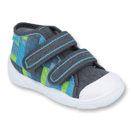 Calzado infantil befado naranja 212P063 azul gris 1