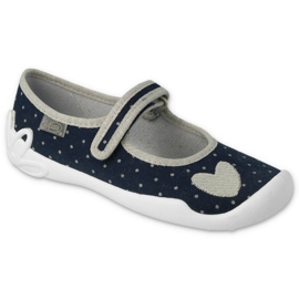 Calzado infantil befado 114Y412 azul marino gris 4