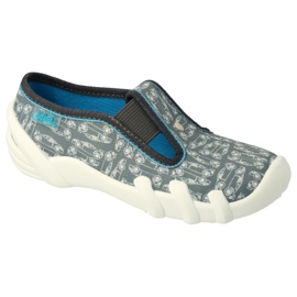 Zapatos befado niño 290X235 azul gris 1