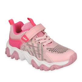 Zapatos befado niño 516Y101 rosado gris 4